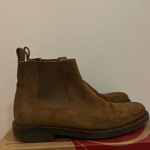 APC suede chelsea boots